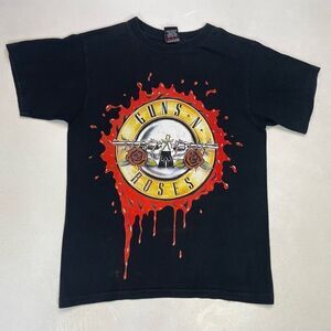 Guns N Roses Graphic T-shirt Women Small Black Short Sleeve Music